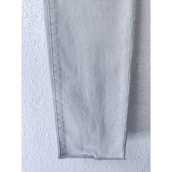 3/$20 FRAME Denim Light Blue Le Garçon Crop Cotton Blend Raw Hem Cropped Jean 24 - Picture 4 of 8